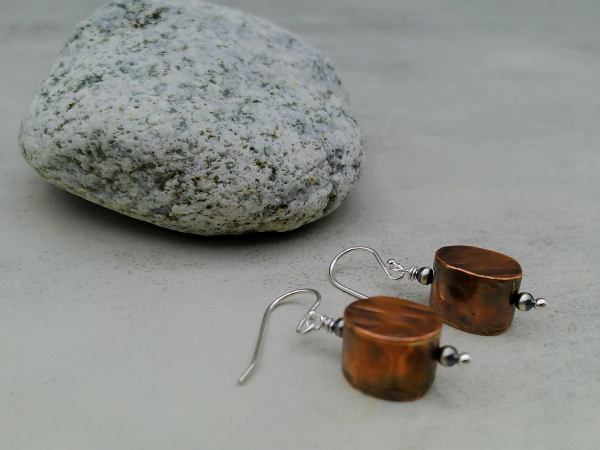 EC-6 Hollow Copper Bead Earrings EC-6 Hollow Copper Bead Earrings