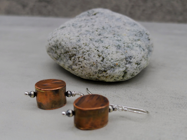 EC-6 Hollow Copper Bead Earrings EC-6 Hollow Copper Bead Earrings