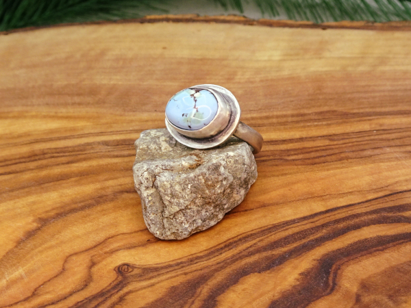 RS-3 Golden Hills Turquoise and Sterling Silver Ring