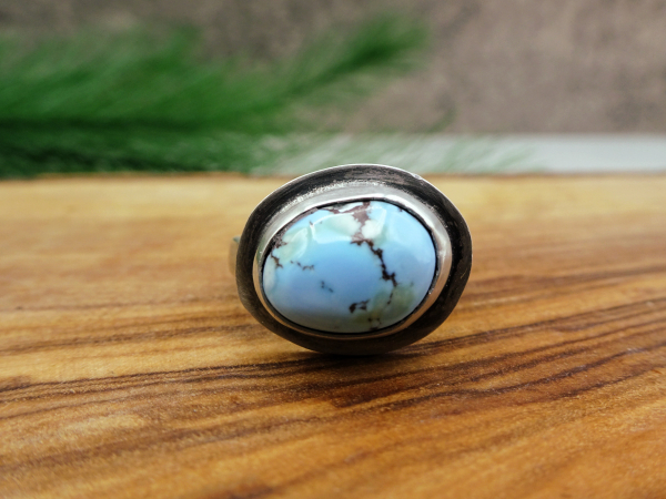 RS-3 Golden Hills Turquoise and Sterling Silver Ring