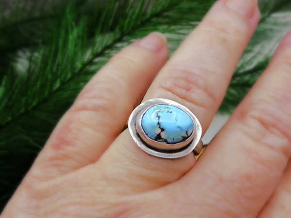 RS-3 Golden Hills Turquoise and Sterling Silver Ring