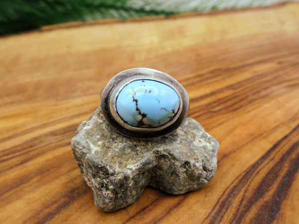 RS-3 Golden Hills Turquoise and Sterling Silver Ring