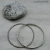 BS-62 Set of 2 Textured Sterling Silver Bangles