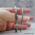 BS-62 Set of 2 Textured Sterling Silver Bangles