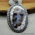 NS-118 Dendritic Opal and Sterling Silver Necklace