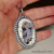 NS-118 Dendritic Opal and Sterling Silver Necklace