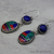 ES-192 Inlay Gemstones with Lapis Lazuli and Sterling Silver Earrings ES-192 Inlay Gemstones with Lapis Lazuli and Sterling Silver Earrings