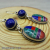 ES-192 Inlay Gemstones with Lapis Lazuli and Sterling Silver Earrings ES-192 Inlay Gemstones with Lapis Lazuli and Sterling Silver Earrings