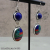 ES-192 Inlay Gemstones with Lapis Lazuli and Sterling Silver Earrings ES-192 Inlay Gemstones with Lapis Lazuli and Sterling Silver Earrings
