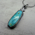 NS-114 Natural Royston Turquoise and Sterling Silver Necklace
