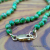 NG-5 Sonoran Lime Turquoise and Gold Fill Necklace and Earrings Set