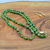 NG-5 Sonoran Lime Turquoise and Gold Fill Necklace and Earrings Set