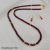 NG-6 Garnet and Gold Necklace and Earrings Set