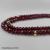 NG-6 Garnet and Gold Necklace and Earrings Set