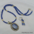 NG-7 Kyanite Necklace Set with Silver and Gold Accents