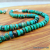 NS-146 Hand Knotted Hubei Turquoise Necklace