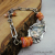 BS-59 Ocean Jasper, Spiny Oyster and Sterling Silver Bracelet