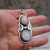 NS-113 Rose Quartz and Sterling Silver Double Gemstone Pendant