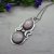 NS-113 Rose Quartz and Sterling Silver Double Gemstone Pendant