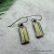 ES-169 Royston "Ribbon" Turquoise and Sterling Silver Earrings
