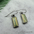 ES-169 Royston "Ribbon" Turquoise and Sterling Silver Earrings