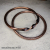 BC-11 Set of 2 Textured Copper Bangles (average size)