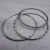 BS-50 Set of 3 Textured Sterling Silver Bangles - (Medium Size Bangles)