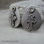 ES-190 Carved Cross Sterling Silver Earrings ES-190 Carved Cross Sterling Silver Earrings