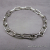 BS-54 Sterling Silver Paper Clip Chain Bracelet - 7.5"
