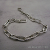 BS-54 Sterling Silver Paper Clip Chain Bracelet - 7.5"