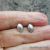 ES-167 Sterling Silver Studs - Three Dimensional Ovals