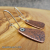 EC-5 Textured Copper Shield Earrings