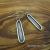 ES-157 Textured Long Oval Sterling Silver Earrings ES-157 Textured Long Oval Sterling Silver Earrings