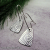 ES-170 Textured Sterling Silver Shield Earrings