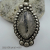 NS-138 Tourmilated Quartz and  Sterling Silver Pendant Necklace