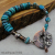 BGO-19 Turquoise and Mixed Metal Bracelet