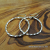 ES-172 Twisted Sterling Silver Hoops - Shiny ES-172 Twisted Sterling Silver Hoops - Shiny