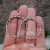 ES-173 Twisted Sterling Silver Hoops - Oxidized