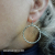 ES-173 Twisted Sterling Silver Hoops - Oxidized