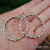 ES-173 Twisted Sterling Silver Hoops - Oxidized