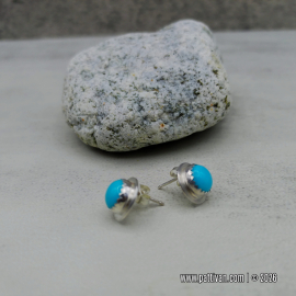 ES-195 American Mined (Arizona) Turquoise Post Earrings