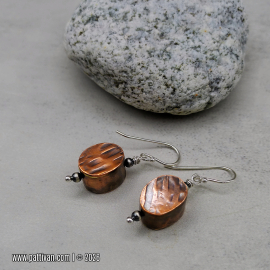 EC-6 Hollow Copper Bead Earrings