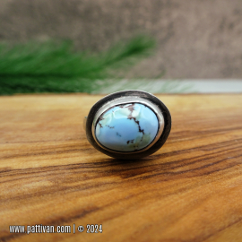 RS-3 Golden Hills Turquoise and Sterling Silver Ring