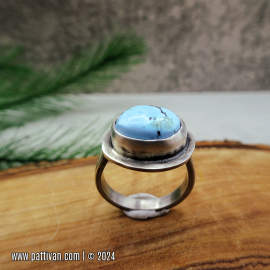 RS-3 Golden Hills Turquoise and Sterling Silver Ring
