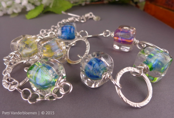 Artisan Lampwork and Sterling Silver Necklace