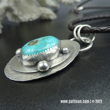 Campitos Turquoise and Sterling Silver Necklace
