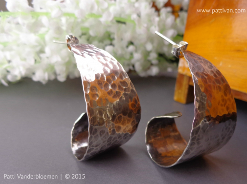 Classic Sterling Silver Hoop Post Earrings