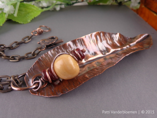 Copper Leaf Necklace