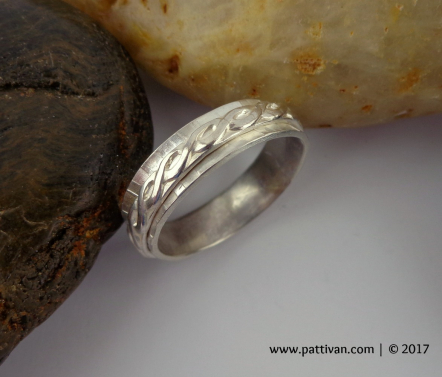 Double Banded Sterling Silver Ring