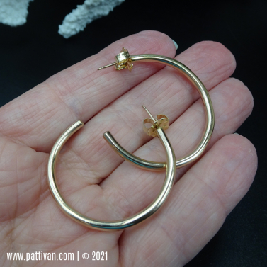 Gold Hoop Earrings